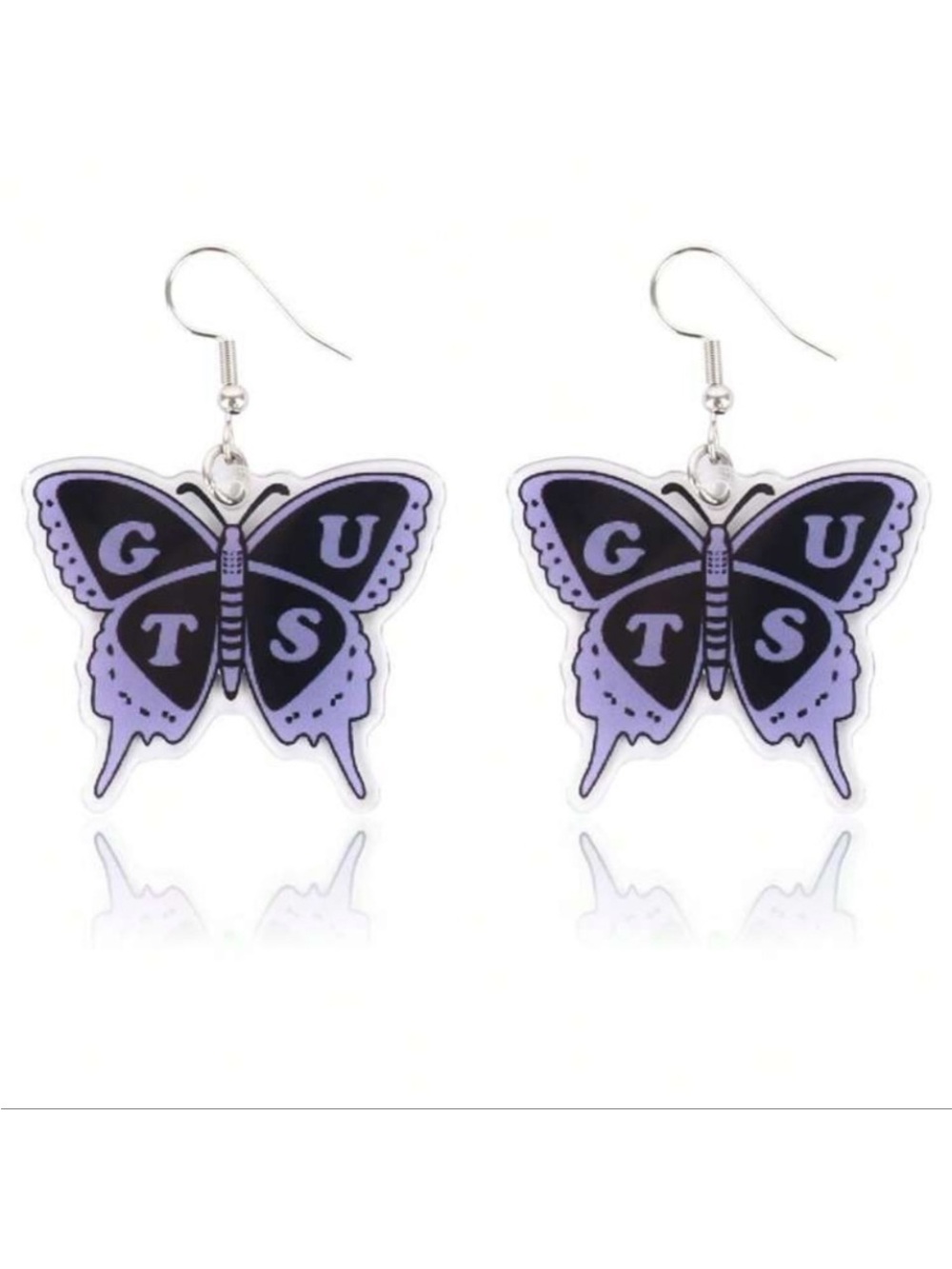 *NEW* OLIVIA RODRIGO Themed GUTS Butterfly Earrings - Picture 1 of 6